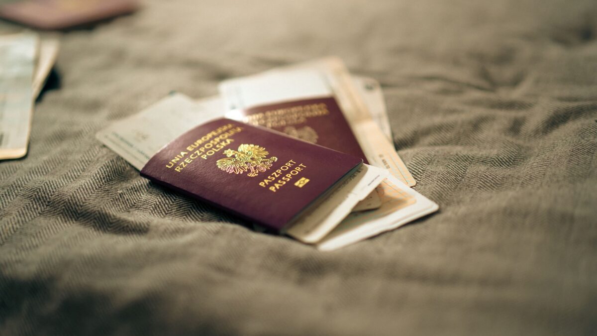 Grenzkontrolle am US-Flughafen mit Reisepass