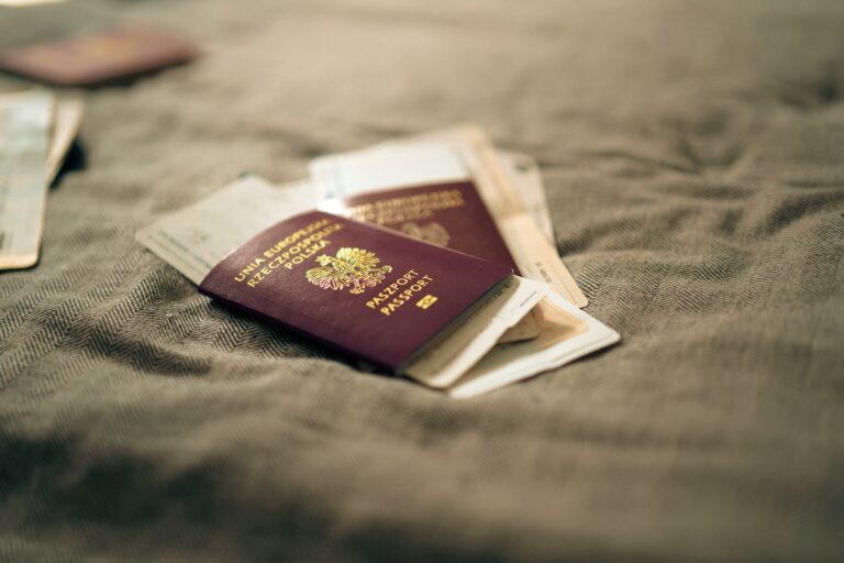Grenzkontrolle am US-Flughafen mit Reisepass